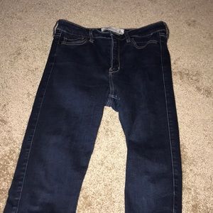 Dark Wash Abercrombie and Fitch Jeans Super Skinny